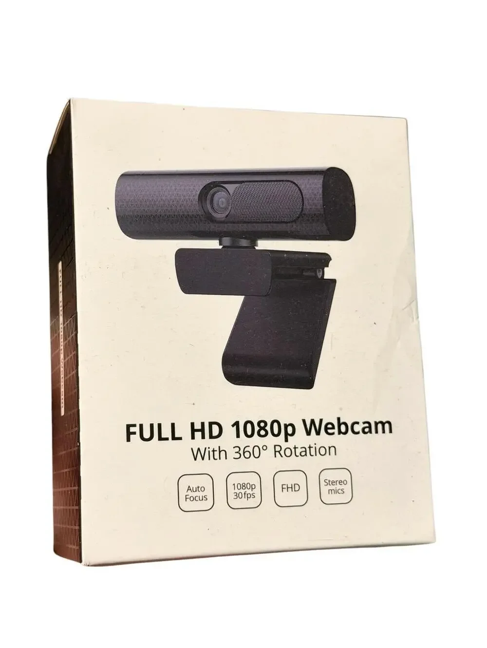 NearbyExpress Full HD 1080p Webcam with 360° Rotation and Auto Focus